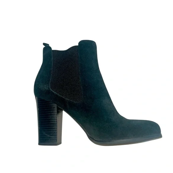 Michael Kors Black Suede Heeled Boots Size 8.5 NWOT - Picture 5 of 9